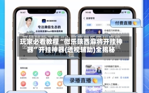 玩家必看教程“微乐陕西麻将开挂神器”开挂神器{透视辅助}全揭秘-第3张图片