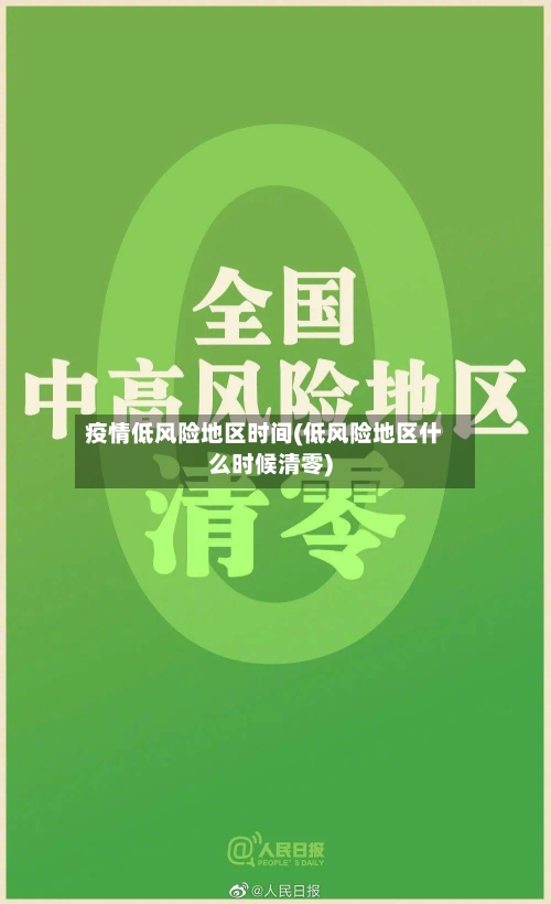 疫情低风险地区时间(低风险地区什么时候清零)-第1张图片