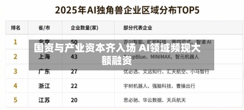 国资与产业资本齐入场 AI领域频现大额融资-第1张图片