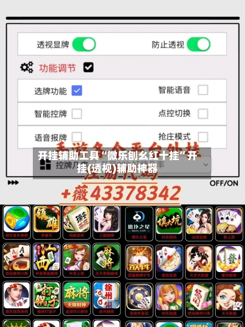 开挂辅助工具“微乐刨幺红十挂”开挂(透视)辅助神器-第1张图片