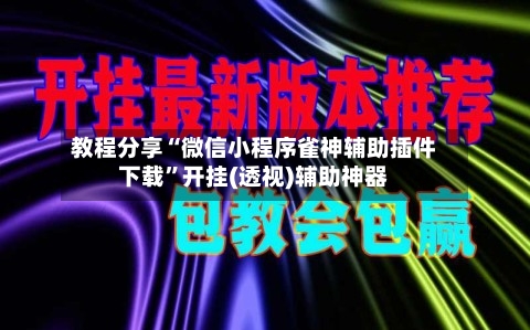 教程分享“微信小程序雀神辅助插件下载	”开挂(透视)辅助神器-第3张图片