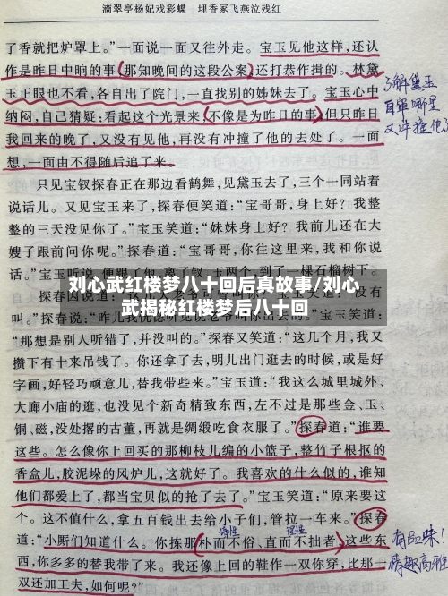 刘心武红楼梦八十回后真故事/刘心武揭秘红楼梦后八十回-第1张图片