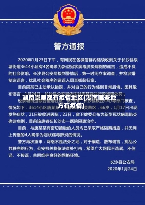 湖南哪里都有疫情地区(湖南哪些地方有疫情)-第3张图片