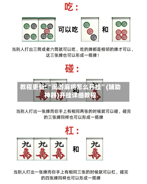教程更新!“闽游麻将怎么开挂”(辅助神器)开挂详细教程-第2张图片