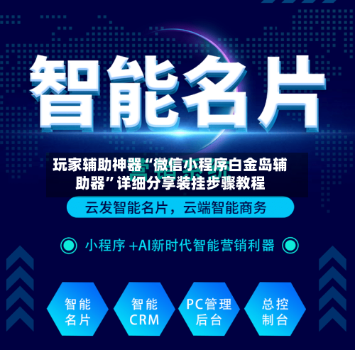 玩家辅助神器“微信小程序白金岛辅助器	”详细分享装挂步骤教程-第2张图片