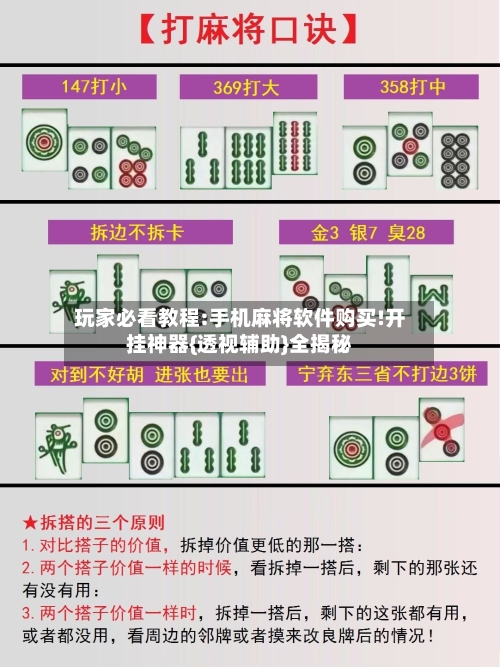 玩家必看教程:手机麻将软件购买!开挂神器{透视辅助}全揭秘-第2张图片