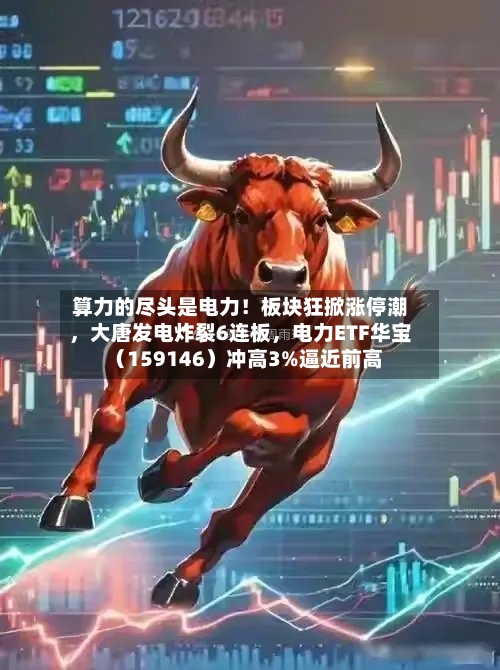 算力的尽头是电力！板块狂掀涨停潮	，大唐发电炸裂6连板，电力ETF华宝（159146）冲高3%逼近前高-第2张图片