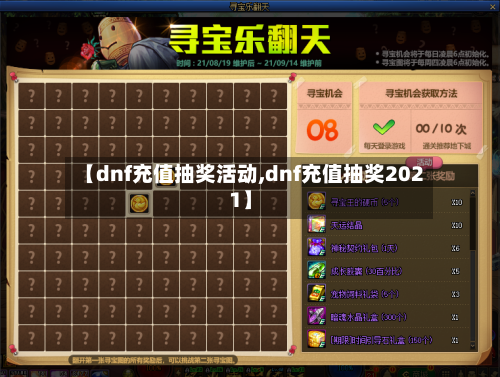 【dnf充值抽奖活动,dnf充值抽奖2021】-第3张图片