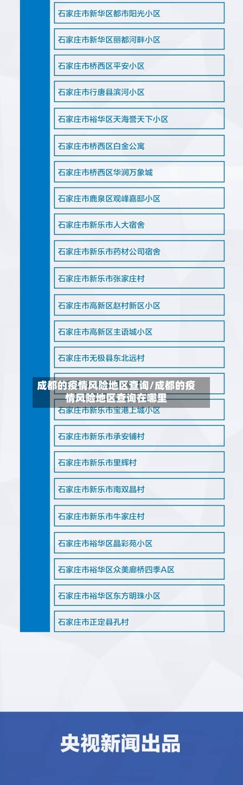 成都的疫情风险地区查询/成都的疫情风险地区查询在哪里-第3张图片