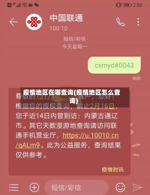疫情地区在哪查询(疫情地区怎么查询)-第1张图片