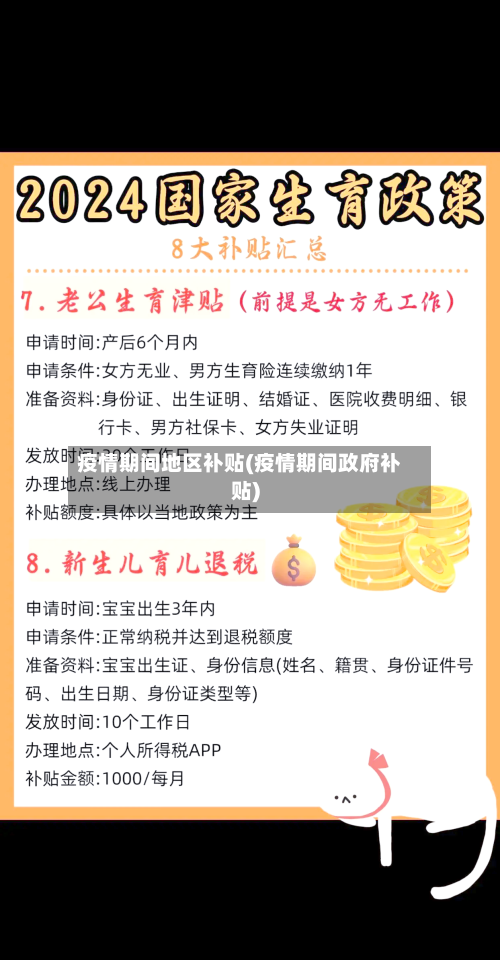 疫情期间地区补贴(疫情期间政府补贴)-第3张图片