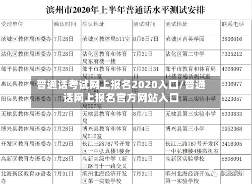 普通话考试网上报名2020入口/普通话网上报名官方网站入口-第3张图片