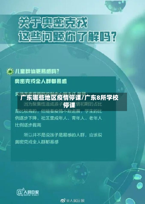 广东哪些地区疫情停课/广东8所学校停课-第1张图片
